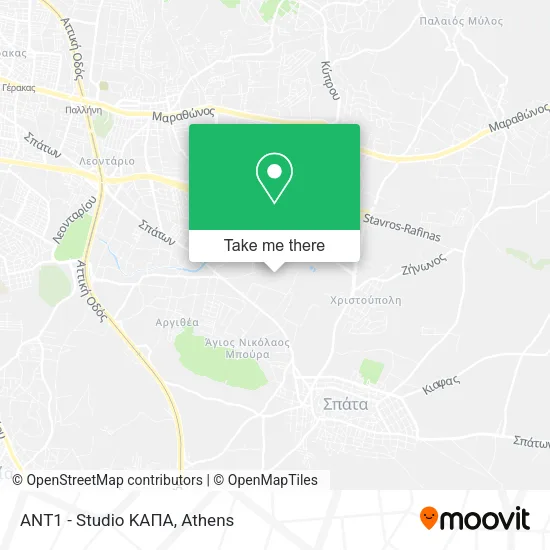 ΑΝΤ1 - Studio ΚΑΠΑ map