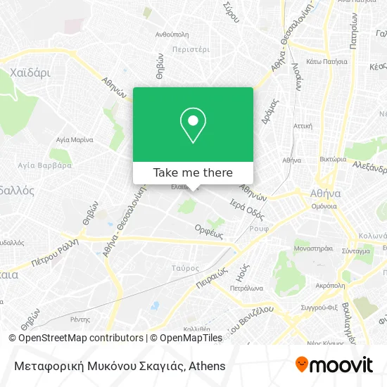 Μεταφορική Μυκόνου Σκαγιάς map