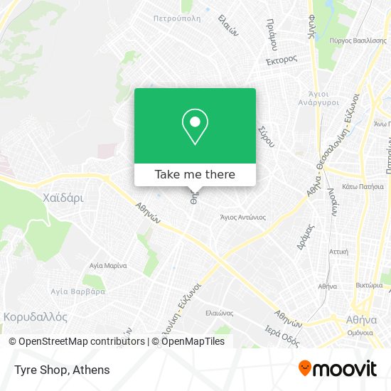 Tyre Shop map