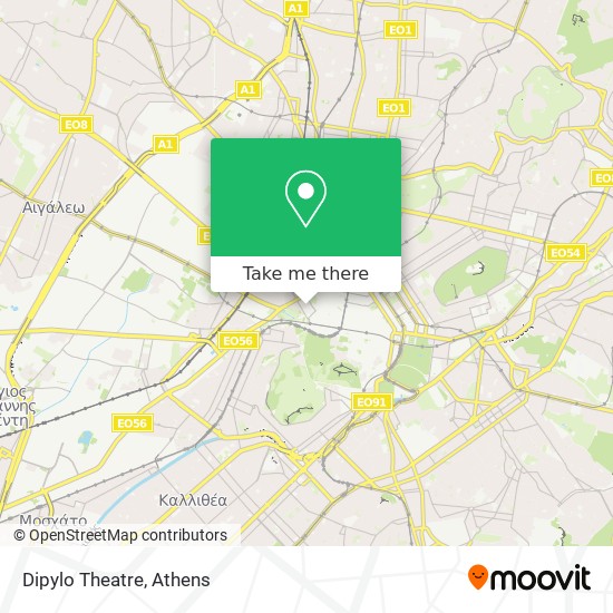 Dipylo Theatre map