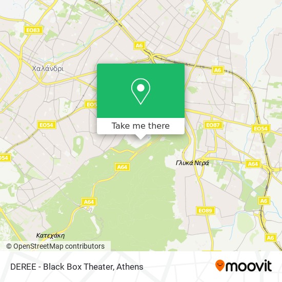 DEREE - Black Box Theater map