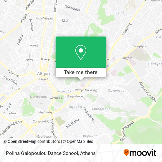 Polina Galopoulou Dance School map