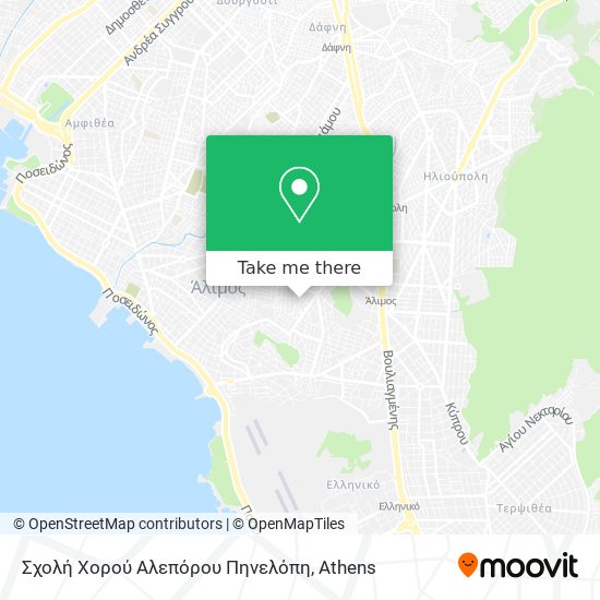 Σχολή Χορού Αλεπόρου Πηνελόπη map