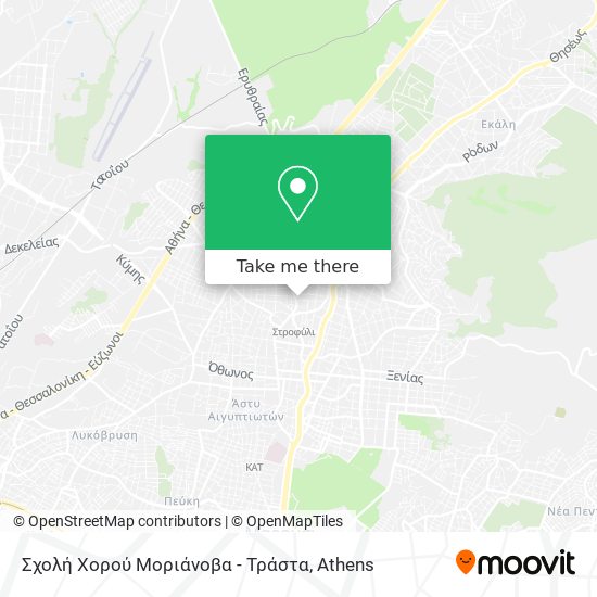 Σχολή Χορού Μοριάνοβα - Τράστα map