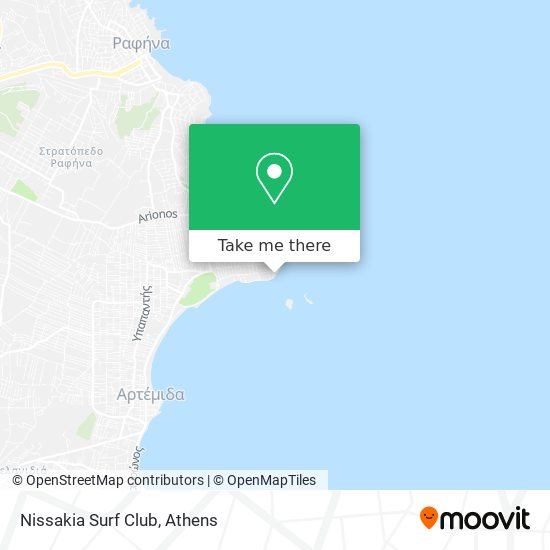 Nissakia Surf Club map