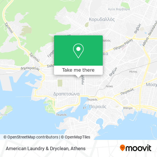 American Laundry & Dryclean map