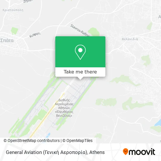 General Aviation (Γενική Αεροπορία) map