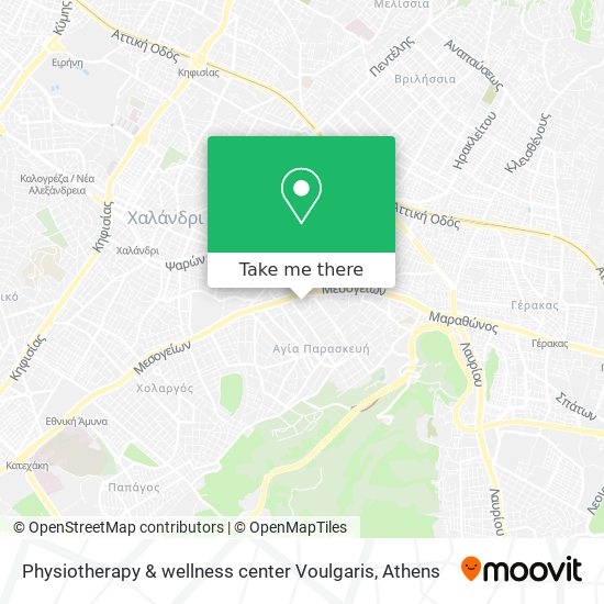 Physiotherapy & wellness center Voulgaris map