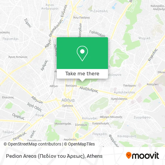 Pedion Areos (Πεδίον του Άρεως) map