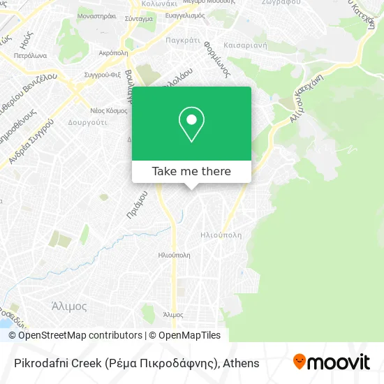 Pikrodafni Creek (Ρέμα Πικροδάφνης) map