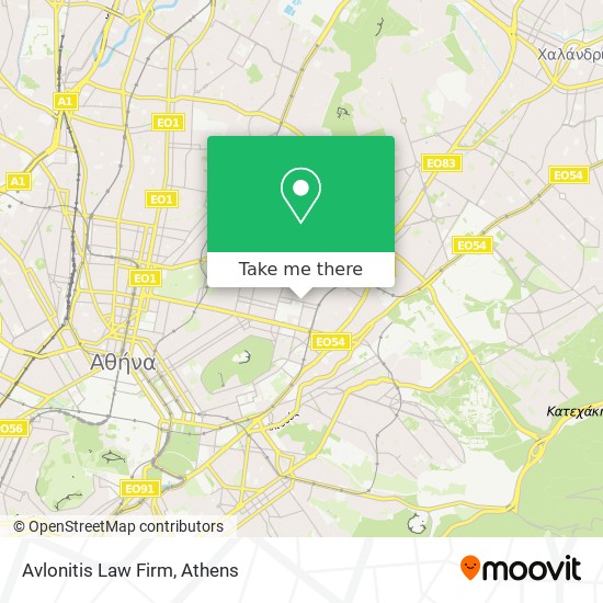 Avlonitis Law Firm map