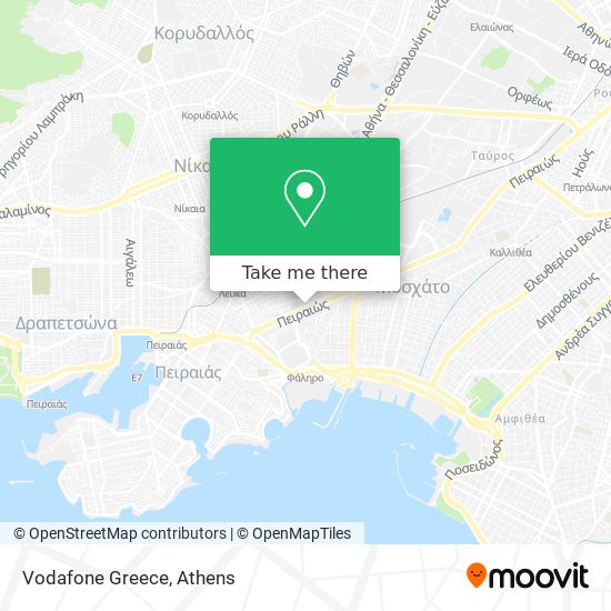 Vodafone Greece map