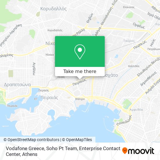 Vodafone Greece, Soho Pt Team, Enterprise Contact Center map