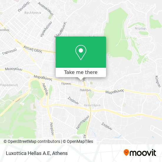 Luxottica Hellas Α.Ε map