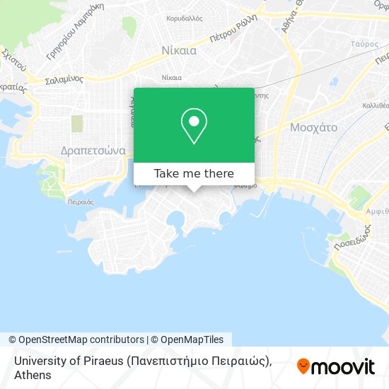 University of Piraeus (Πανεπιστήμιο Πειραιώς) map