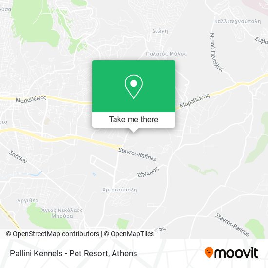 Pallini Kennels - Pet Resort map