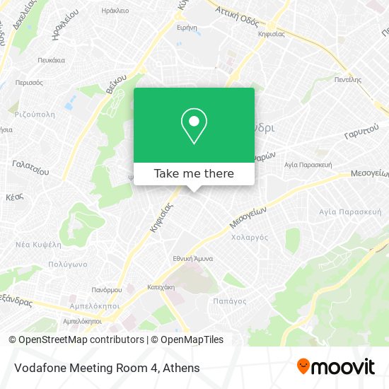 Vodafone Meeting Room 4 map