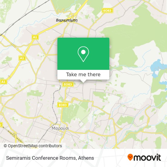 Semiramis Conference Rooms map