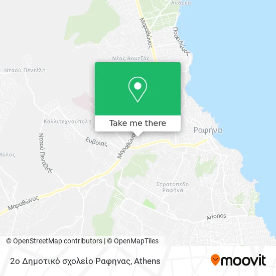 2ο Δημοτικό σχολείο Ραφηνας map