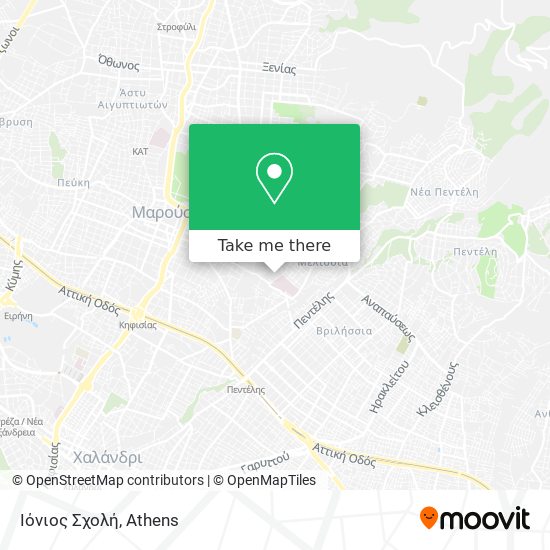 Ιόνιος Σχολή map