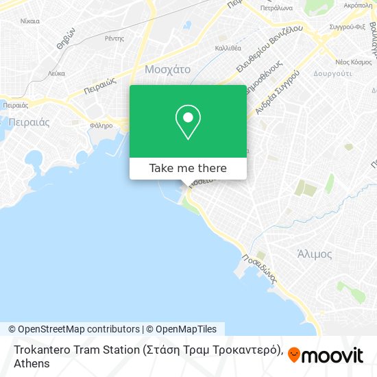 Trokantero Tram Station (Στάση Τραμ Τροκαντερό) map