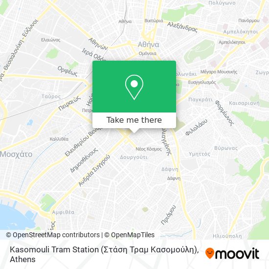 Kasomouli Tram Station (Στάση Τραμ Κασομούλη) map