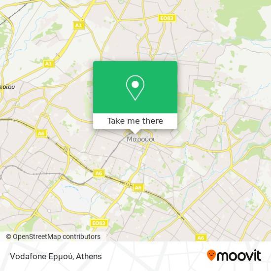 Vodafone Ερμού map