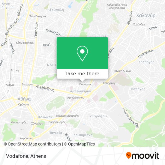 Vodafone map