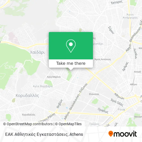 ΕΑΚ Αθλητικές Εγκαταστάσεις map