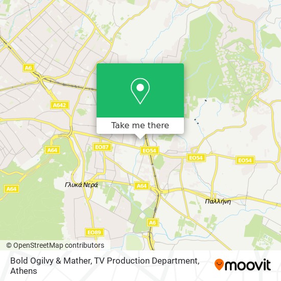 Bold Ogilvy & Mather, TV Production Department map