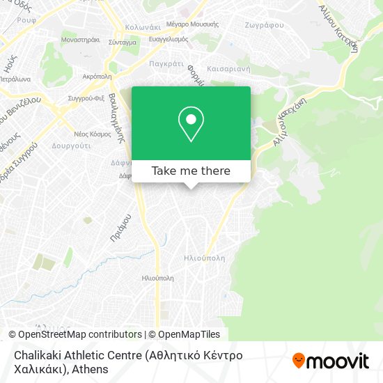 Chalikaki Athletic Centre (Αθλητικό Κέντρο Χαλικάκι) map