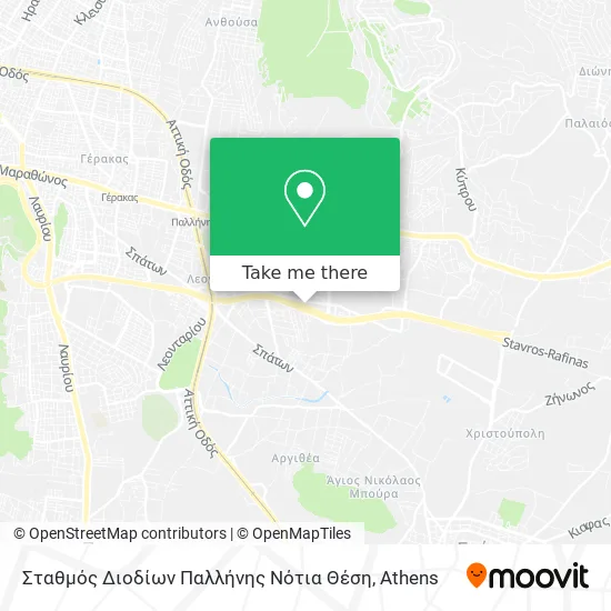 Σταθμός Διοδίων Παλλήνης Νότια Θέση map
