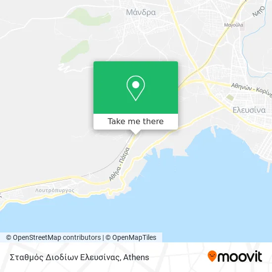 Σταθμός Διοδίων Ελευσίνας map