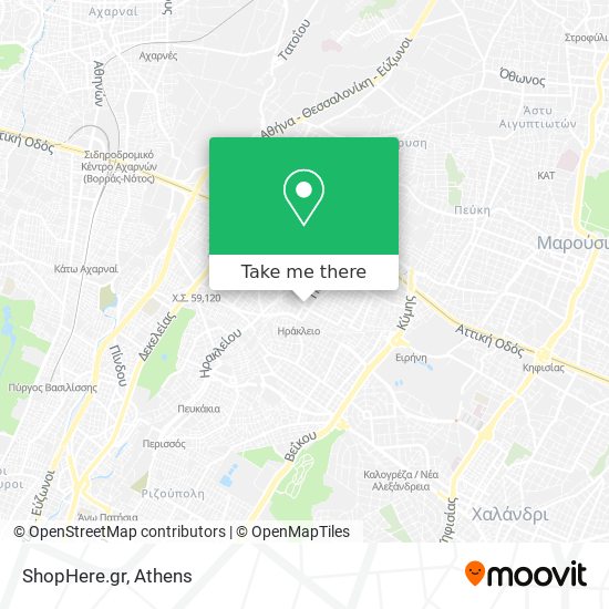 ShopHere.gr map