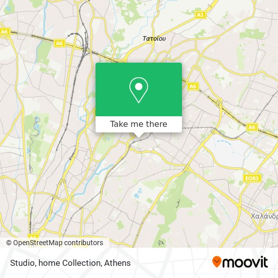 Studio, home Collection map