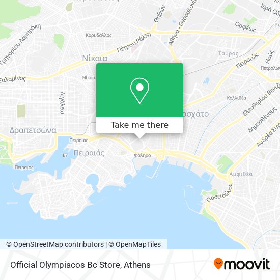 Official Olympiacos Bc Store map