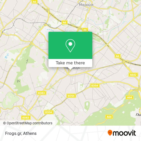 Frogs.gr map