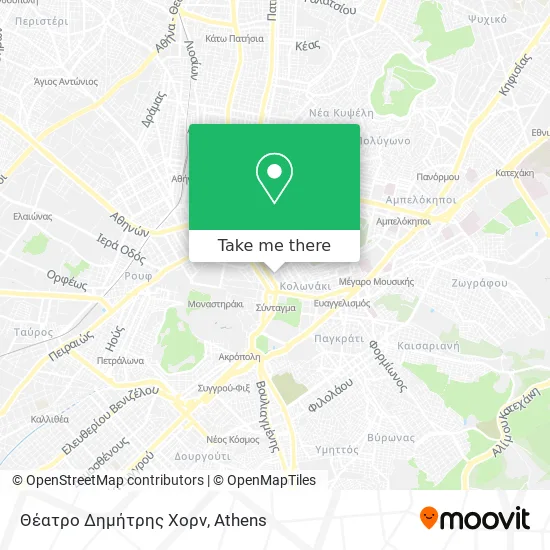 Θέατρο Δημήτρης Χορν map
