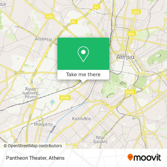 Pantheon Theater map