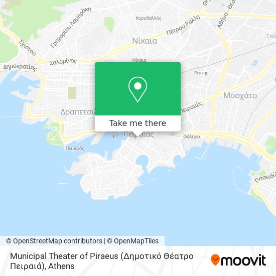 Municipal Theater of Piraeus (Δημοτικό Θέατρο Πειραιά) map