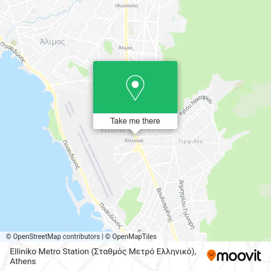 Elliniko Metro Station (Σταθμός Μετρό Ελληνικό) map
