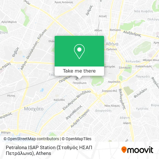 Petralona ISAP Station (Σταθμός ΗΣΑΠ Πετράλωνα) map