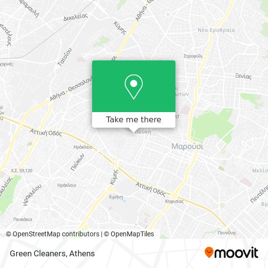 Green Cleaners map