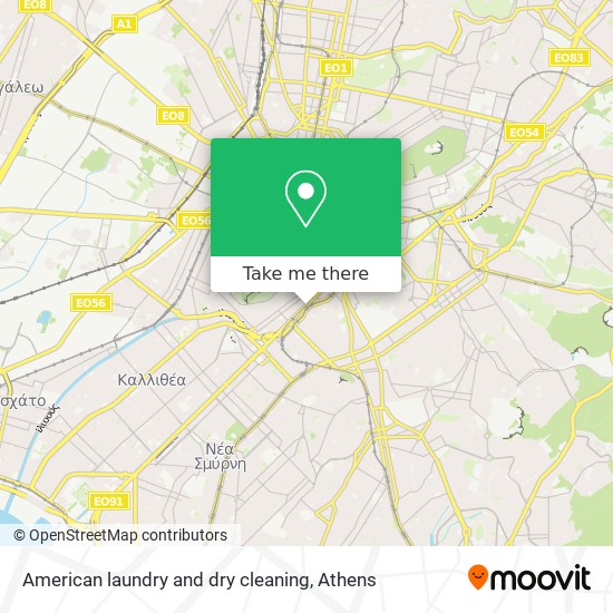 American laundry and dry cleaning map