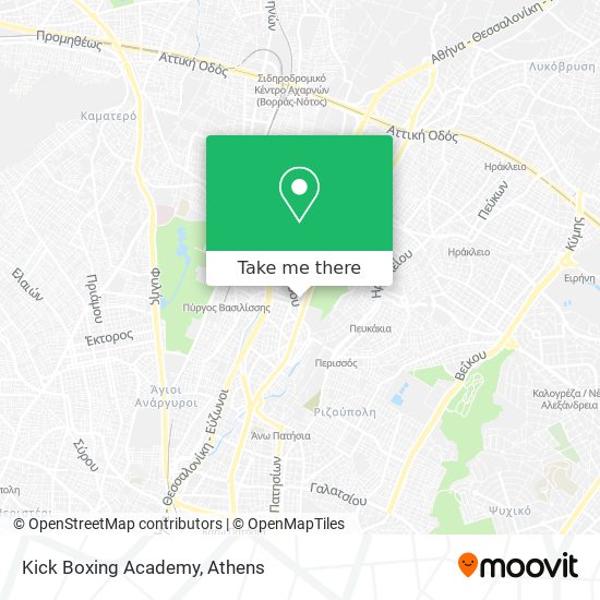 Kick Boxing Academy map