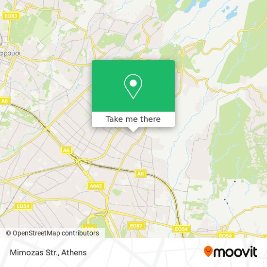 Mimozas Str. map