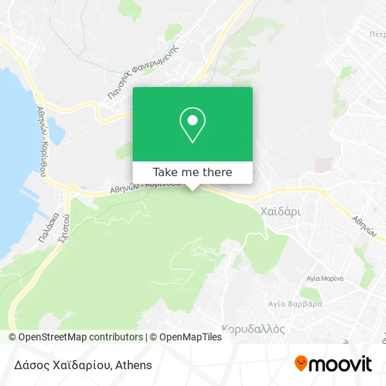Δάσος Χαϊδαρίου map