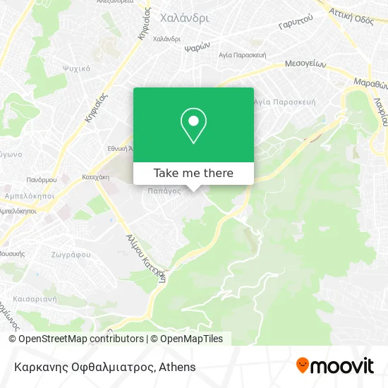 Καρκανης Οφθαλμιατρος map