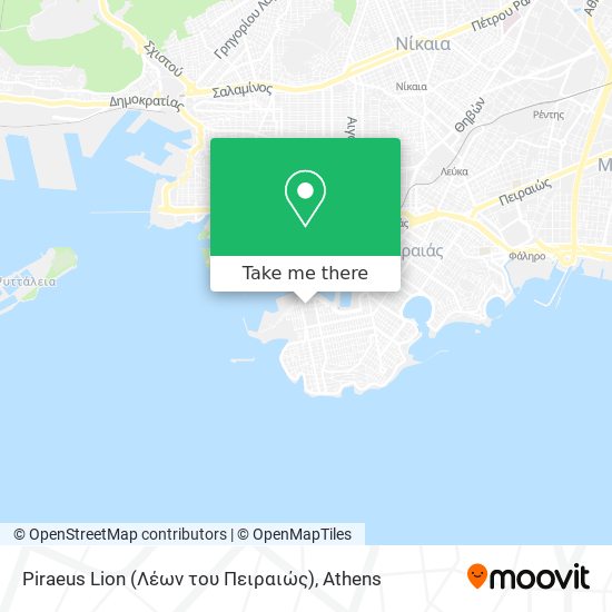 Piraeus Lion (Λέων του Πειραιώς) map