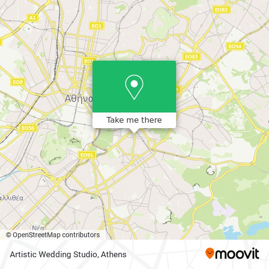 Artistic Wedding Studio map